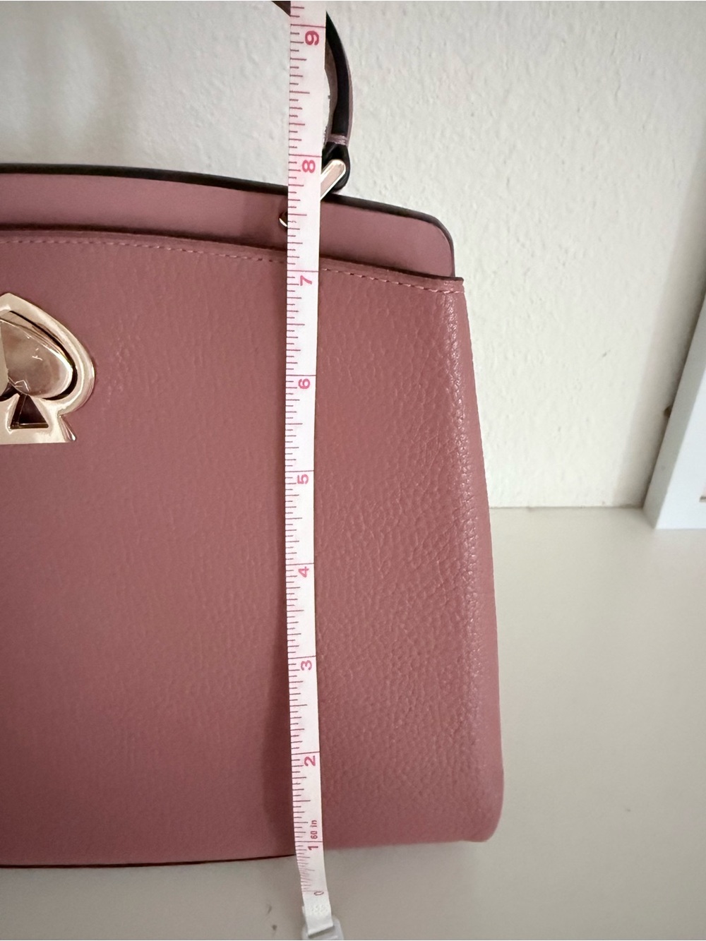 Kate Spade Mauve Pebbled Leather Top-Handle Crossbody - Picture 7 of 7